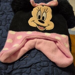 Disney Black and Pink Minnie Mouse Hat